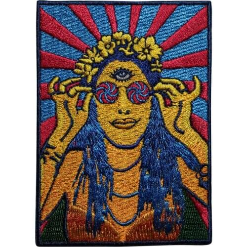 Custom embroidery Patches Customized logo design Embroidered-Iron-On-Patch-Sew On badge for clothing gifts factory direct