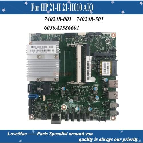 High quality 740248-001 For HP 21-H 21-H010 AIO laptop Motherboard 740248-501 6050A2586601 100% tested