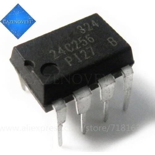 10pcs/lot AT24C256-10PU-2.7 AT24C256N AT24C256 24C256 DIP-8 In Stock