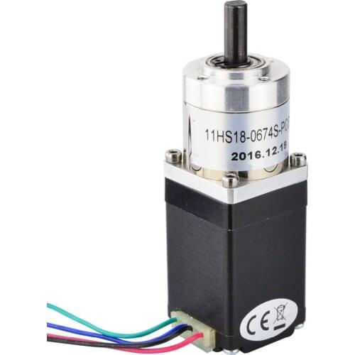 5:1 Planetary Gearbox Nema 11 Stepper Motor 0.67A Geared Step Motor 4-lead for DIY 3D Printer/CNC Robotic