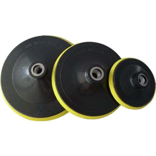 6PCS Backing Buffing Polishing Pad Backer Plate Angle Grinder Wheel Sander Paper Disc Car Free Shipping 3' 4' 5' Inches