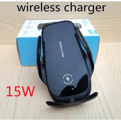 2021 new wireless charger 15W Qi fast charging car phone holder for iphone 8 8Plus 11/11Pro 12 Samsung S10 S9 Huawei Mate30 Pro