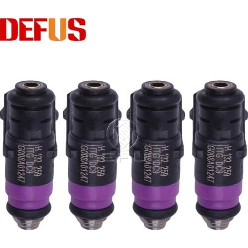 DEFUS 4PCS Original Fuel Injector OEM H132259 For Renault Megane 1.6 16v 31 T. KM Replacement Nozzle Injection Petrol 8200132259