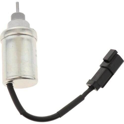 12 Volt Electric Solenoid Valve for Perkins GG-402D-15 GH-403D-07 GJ-403D-11 GK-403D-15 GL-403D-15T GM-404D-15, U85206452
