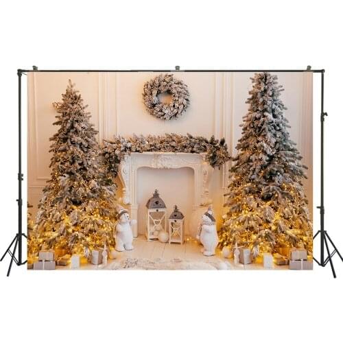 HUAYI Christmas Backdrop Christmas Xmas Holiday Family Party Photography Backdrops Studio Child Baby Photo Background W-3508