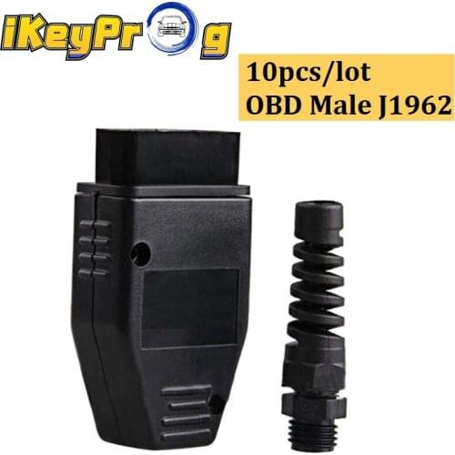 Hot Sale 5/10/20PCS 16 Pin Obd Connector OBD2 Tool Standard Plug Shell OBD J1962 OBD2 16Pin Male Plug Connector Interface