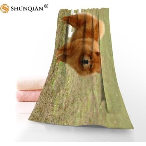 Customize Chow Chow35x75cm daily exercise fitness fast dry face Microfiber towel