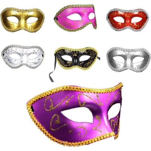 20pcs/lot Halloween Costume Prom Mask Venetian Mardi Gras Dance Masquerade Ball Mask Fancy Dress Costume