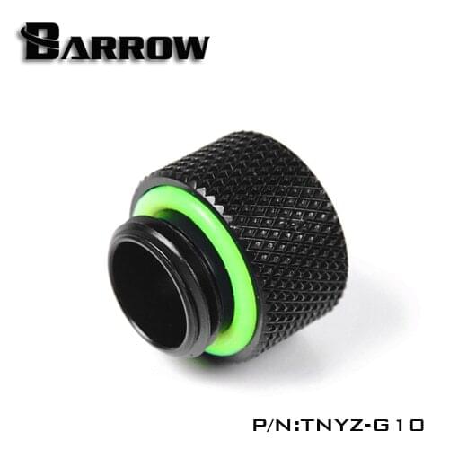 Barrow TNYZ-G10, 10mm Male To Female Extender Fittings, G1 / 4 Male To Female Water Cooling Fittings ethernet wall plate