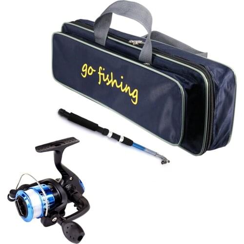 Lightweight Portable Telescopic Fishing Rod And Reel Combination Childrens Beginner Aluminum Alloy Ceramics Fishing Rod Gear