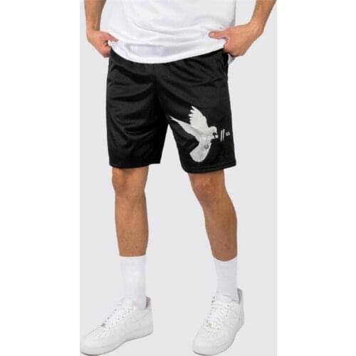 Summer mesh fitness shorts for man 2021 summer new Enzyme Washed shorts men classical knee length solid color pants high quality