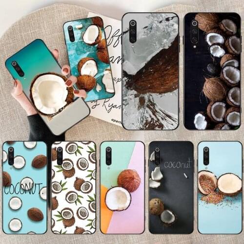 PENGHUWAN summer cool coconut Soft Silicone TPU Phone Cover for Xiaomi Mi9 9SE 8SE Pocophone F1 Mi8 Lite