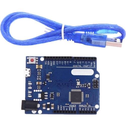 For Leonardo R3 Microcontroller Atmega32u4 Development Board With USB Cable DIY Starter Kit
