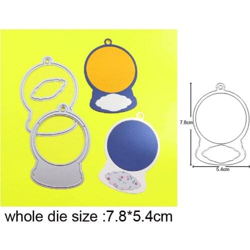 Metal cutting dies cut die mold crystal ball tags decoration Scrapbooking dies paper craft knife mould blade punch stencils dies
