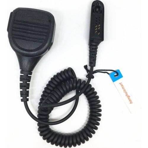 Microphone speaker for motorola PRO5150 GP328 GP340 GP580 PTX760 GP338 HT750 etc walkie talkie with 3.5mm extra headphone jack
