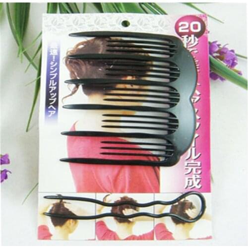 Fashion Hairpin DIY Hair Styling Tools Hair Insert Clip U-shaped Hair Comb Hair Holding Tool
