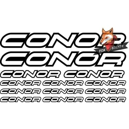 Bicycle frame stickers road bike mountain bike MTB Track bike TT bike cycle decal reflective stickers for CONOR stickers