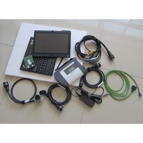 MB Star C4 SD Connect + x201t tablet (4gb, i7cpu) + HDD + SD C4 Diagnosis Compact 4 Multiplexer 2020.09v Win 7 HHT Function