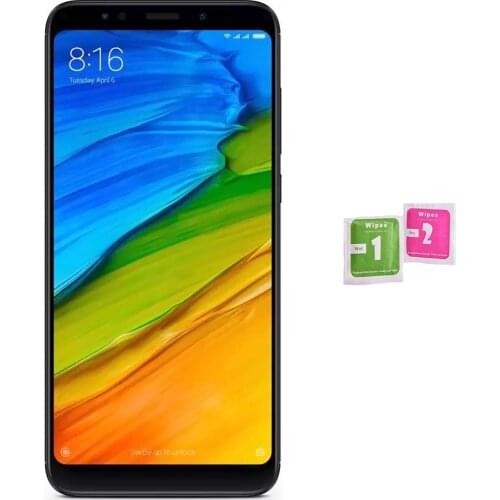 Screen Protector Tempered glass Vidrio para for XIAOMI NOTE REDMI 5 PRO (Generico, not Full "SEE INFO") WIPES