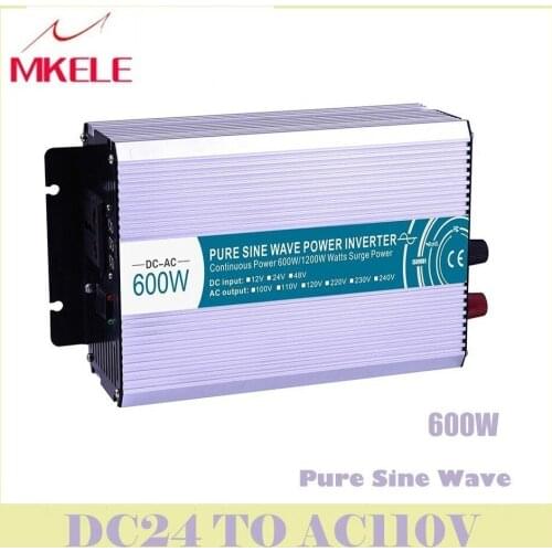 High Quality MKP600-122 600w Inverter Pure Sine Wave 12vdc To 220vac Voltage Converter Solar LED Digital Display China