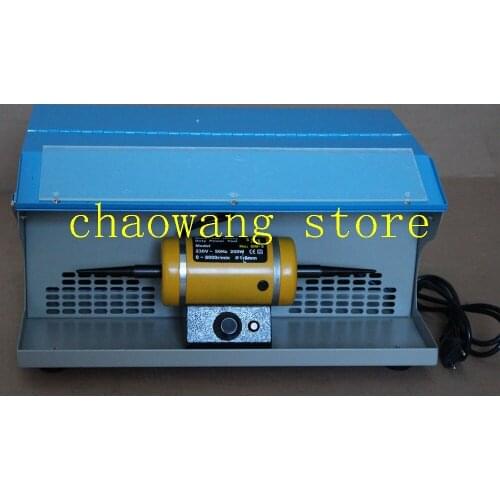 Jewelry Tools Double-headed Grinding Machine with Vacuum Desktop Polishing machine