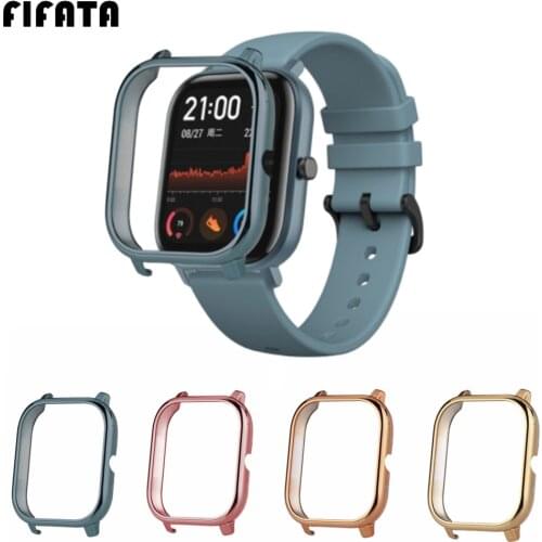 FIFATA Protective Case PC Cover For Amazfit GTS Smart Watch Protector Shell Bumper For Xiaomi Huami Amazfit GTS Protection Frame