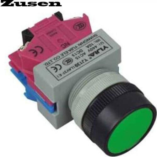 Zusen 22mm LA37-E latching type push button switch