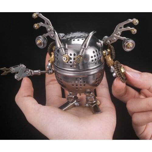 139+Pcs 3D DIY Metal Puzzle Model Kit Assembly Mechanical Jigsaw Craft for Home Office Decor