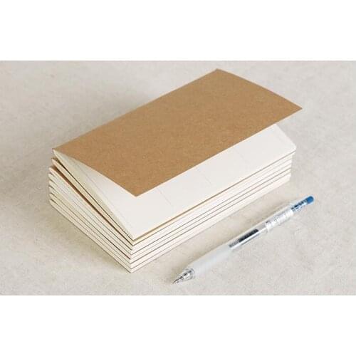 3.7"x6.5" Midori Travelers Notebook 95mmx165mm Blank Dot Grid Paper Graph-paper Ruled 32 sheets Pocket A6 Style