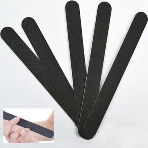 Free Shipping 10PCS Black Nail Buffer DIY Nail Art Black Sanding File Salon Manicure UV Gel Polisher Tool Nails File Kit