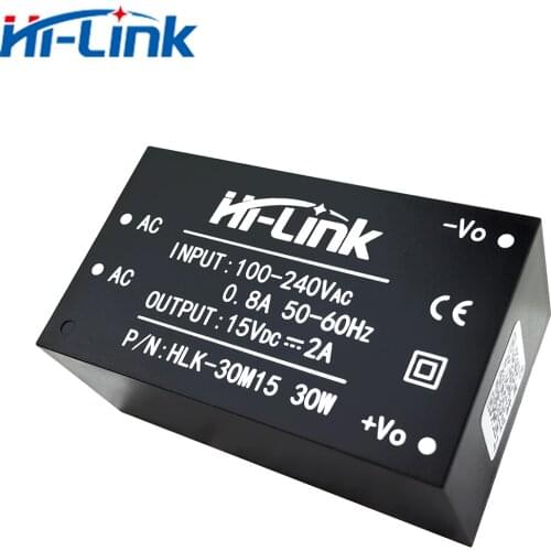 Free Shipping 5pcs Isolated AC-DC Power Converter Supply 30W 15V 2A Shenzhen Hilink