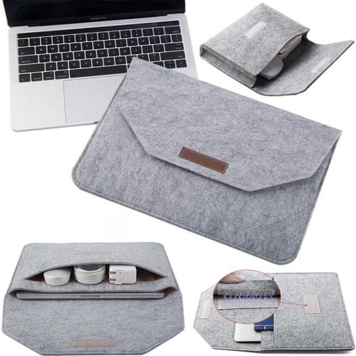 Sleeve Liner Laptop Bag For Macbook Air 13 Case A2179 A2337 Pro 16 15 15.6 inch Soft Wool Felt Pouch For Huawei Matebook X Pro