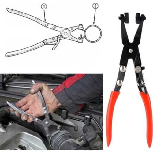 Long Automotive Hose Clamp Pliers Straight Throat Tube Bundle Clamp Removal Tool new and high quality