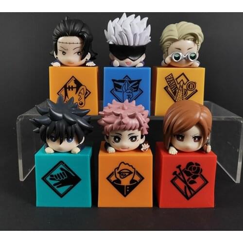 Jujutsu Kaisen Hook Figure 3 set Yuji Itadori Megumi Fushiguro Nobara Kugisaki Gojo Satoru Nanami Kento Geto Suguru