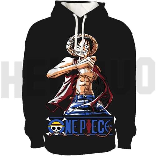 New One Piece Hoodie Men 3D Print Streetwear Anime Monkey D.Luffy Oversized Pullover Sweatshirt Men Lounge Wear Harajuku Adults