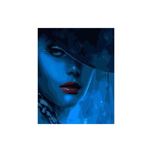 MaHuaf-X882 Glamorous woman painting DIY oil painting by numbers on canvas hand painted picture 40x50cm Framed for home decor