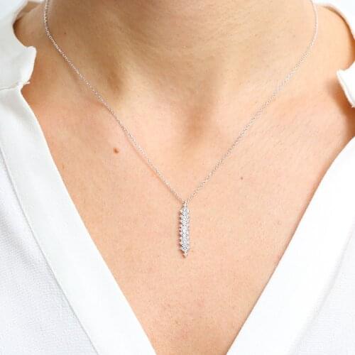 Trendy For Woman 925 Summer Fashion Jewelry Zircon Gift Necklace Cute Accessories High Quality Retro Crystal Pendant Swarovski