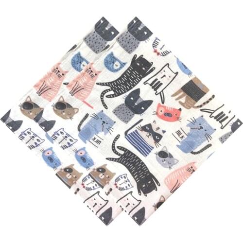 Organic 100 Cotton Müslin Shoulder Cover-mouth Napkin 2'li