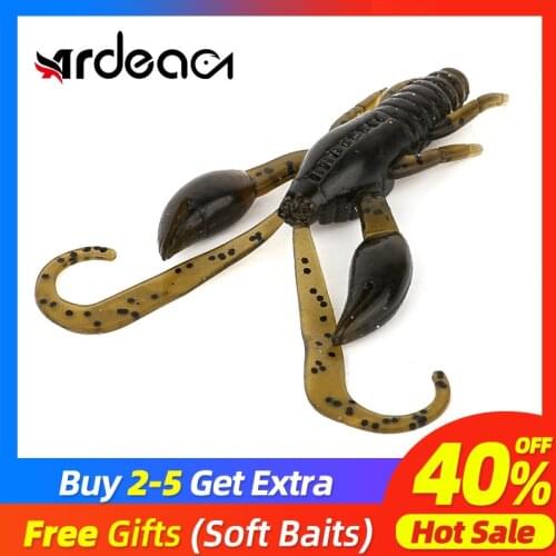 Ardea Soft Lure 85mm 6.2g Simulation Lobster Artificial Silicone Worm Saltwater Swimbait Wobbler Bait Fishing Tackle