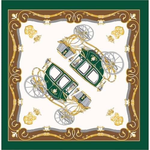 2021 New 100% Pure Silk Scarves Large Shawl 130cm Large Square Scarf Luxury Twill Scarf Women