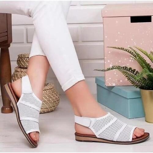 Summer Outdoor beach gladiator sandals womens retro shoes wedges platform casual comfortbale ladies sandals hallow out