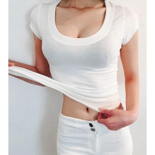 Sexy tee shirt femme cotton t shirt women tops short sleeve t-shirt casual white tshirt women tees camiseta poleras de mujer