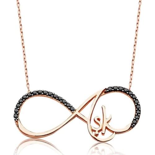 Silver Infinity Love Lady Necklace