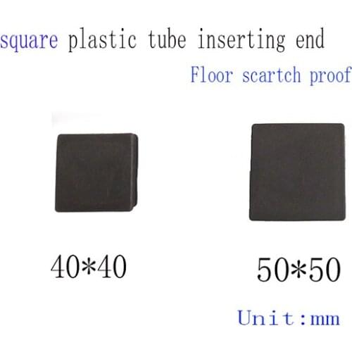 40*40mm Tube pipe Inserts End Blanking Cap,floor pads,anti scratch,chair desk table feet cap cover pile pole handrail pile hole