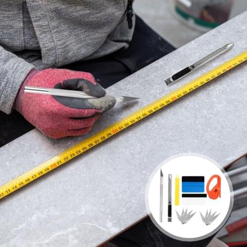 1 Set Car Auto Wallpaper Tool Kit Felt Squeegee Sticker Install Hand Tool