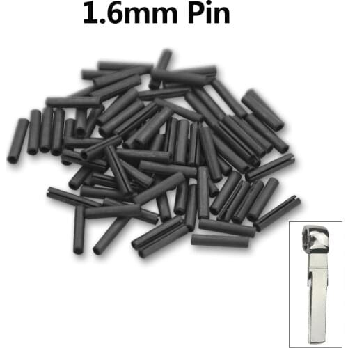 200pcs/lot 1.6mm Metal Car Key Pin Folding Remote Key Fixing screws Car Key Retaining Pins Auto Key Blade Fixing Connector