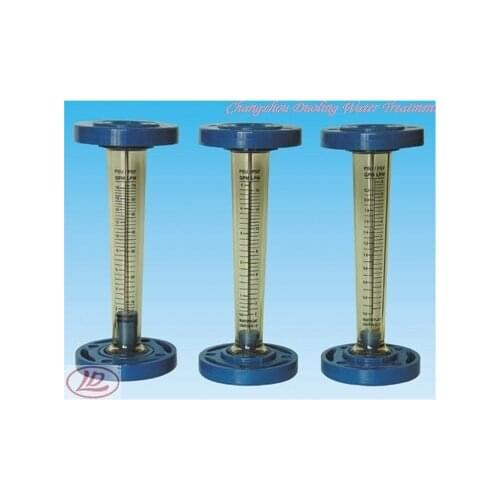 25S Polysolfone Flowmeter 0-100 degree Flange connection