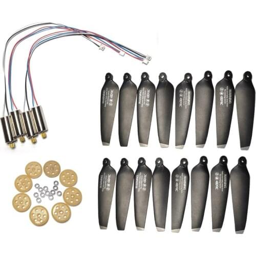 For 4DRC Rc Drone F10 GPS Quadcopter Parts Blade Propellers Motors Engines Gear Bearings Kit