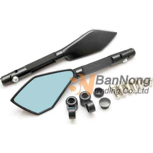 Free Shipping All metal CNC Modified Motorcycle Rearview Side Mirror For kawasaki Z250 Z750 Z800 ZR800 Z1000 ER-6N