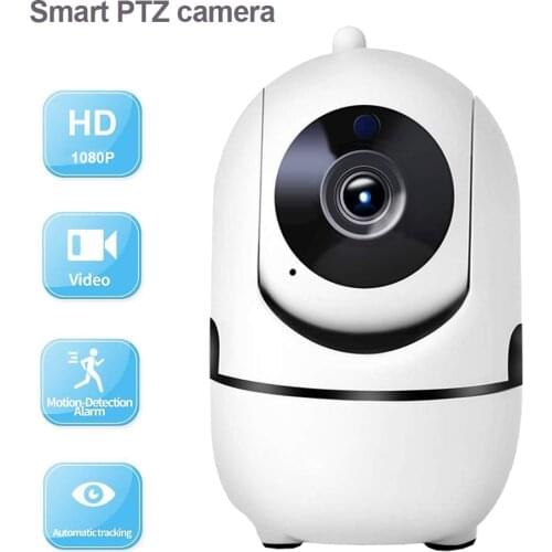 Camnsmart 1080P Wifi Mini Camera Indoor Automatic Tracking Home Security Camera Surveillance Wireless Baby Monitor Ycc365Plus